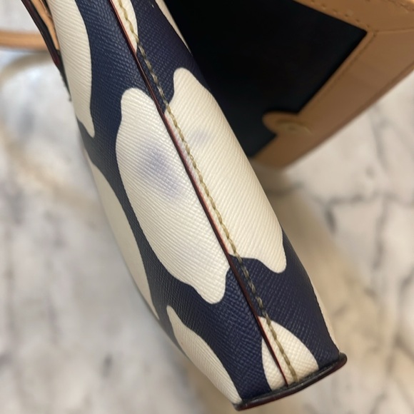 Kate Spade Bag Grant Street Crossbody Navy White French Lemons - Picture 5 of 11